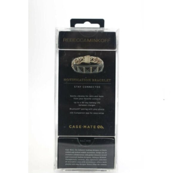 Rebecca Minkoff Smart Notification Bracelet Gold Link Chain School Work Party - Picture 7 of 10